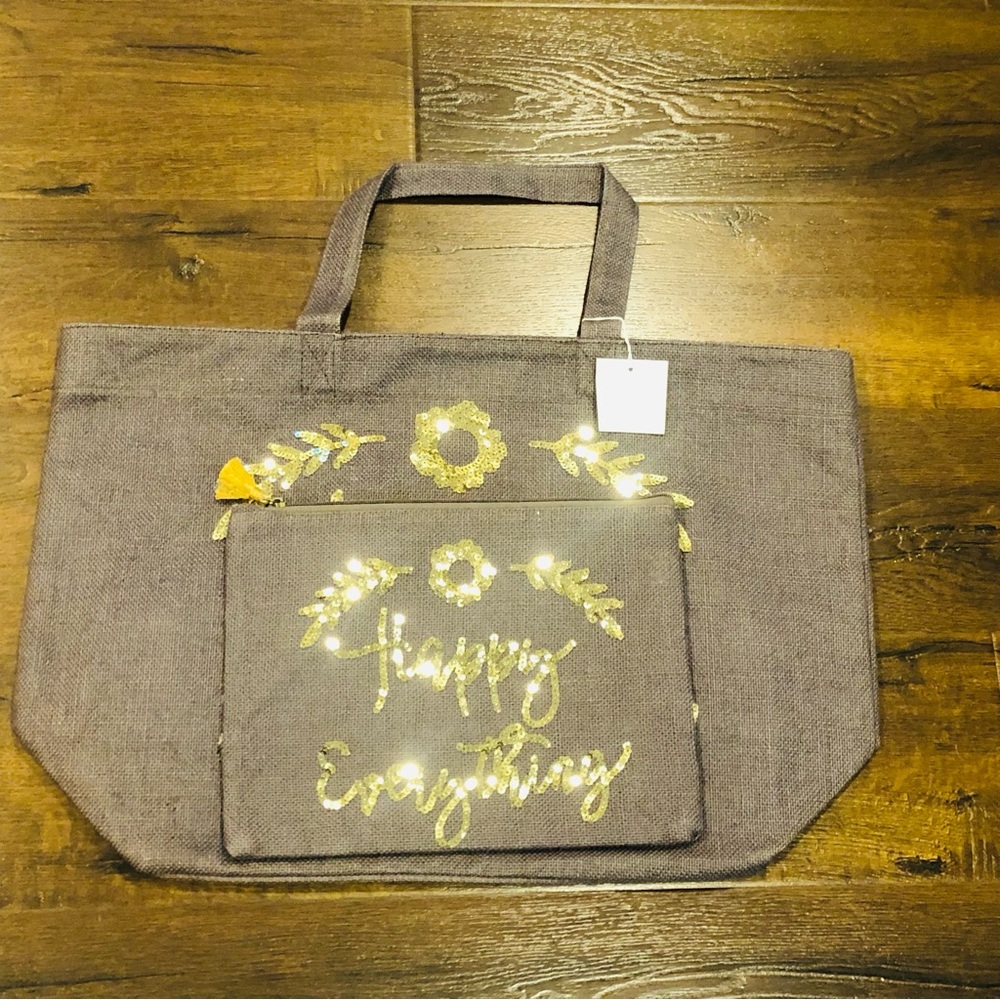 OLIVE & HILL HAPPY EVERYTHING TOTE CARRYALL
